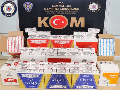 KAÇAK MAKARON ELE GEÇİRİLDİ